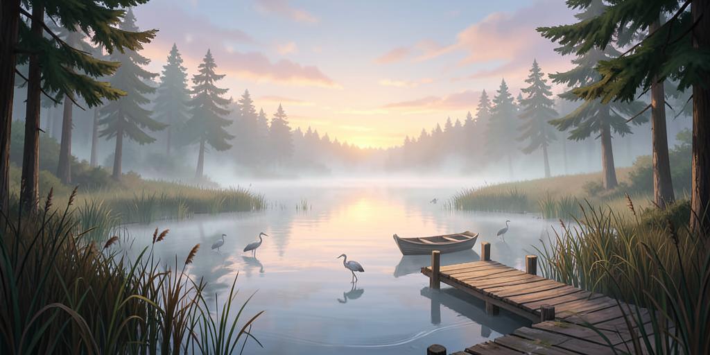 Misty Lake